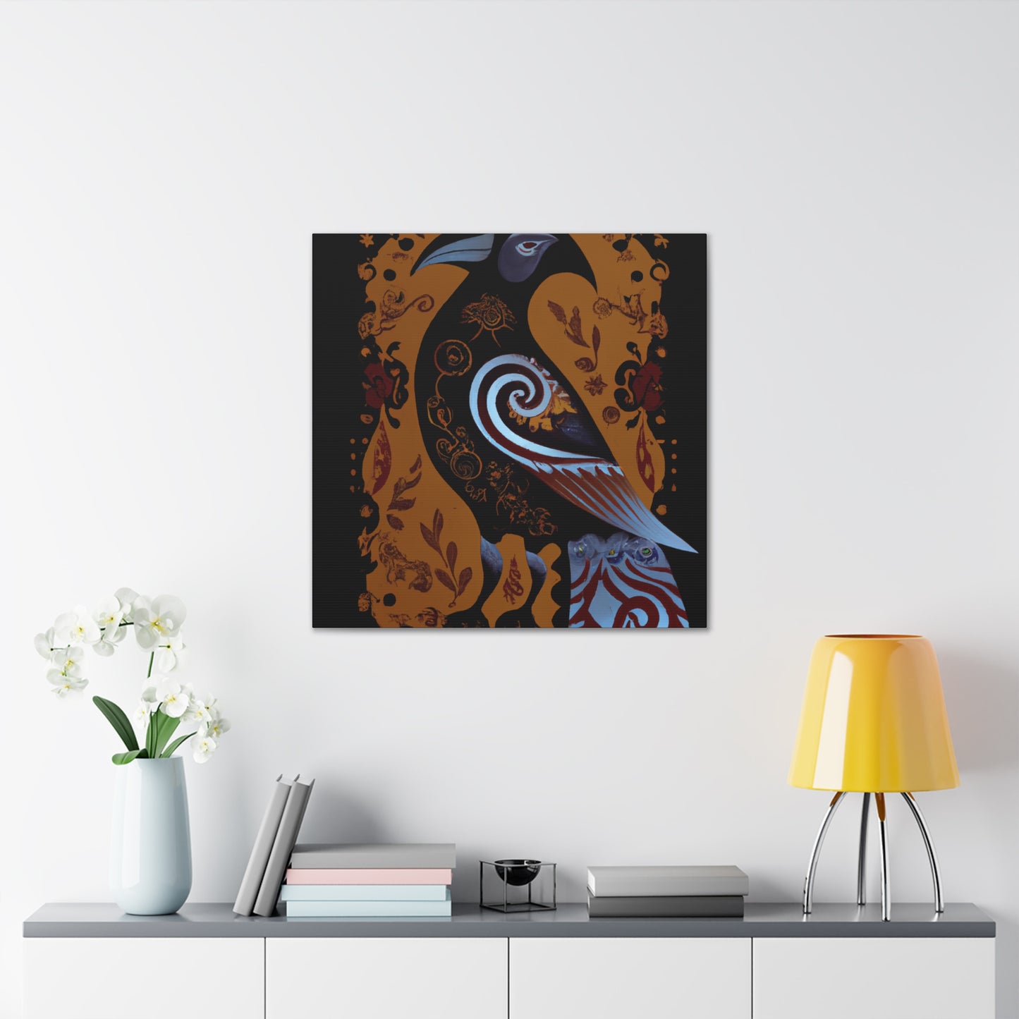 "American Crow Art Deco" - Canvas