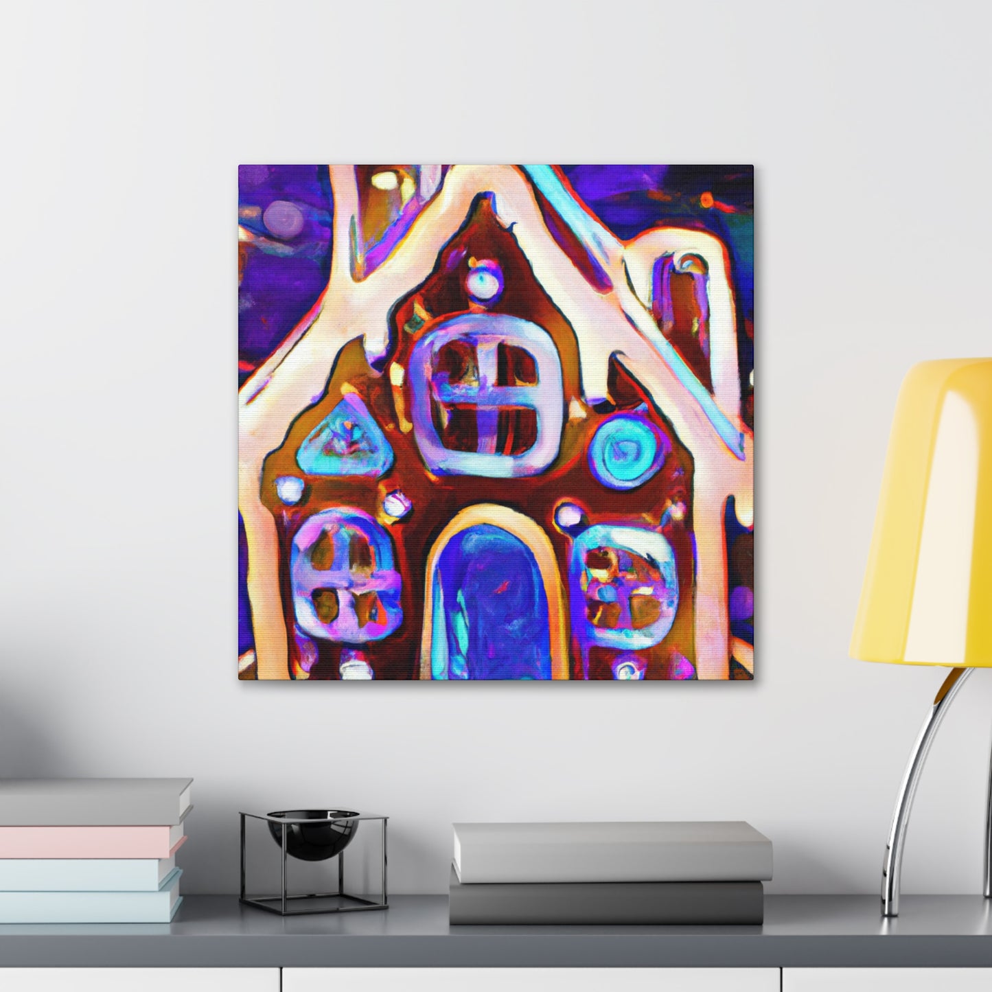 Gingerbread Home Dreaming - Canvas