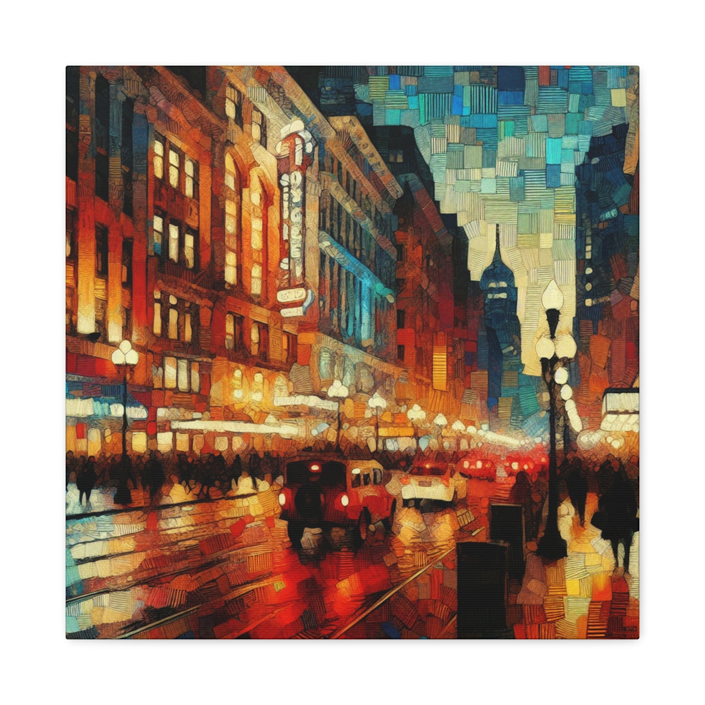 Vibrant Urban Stages - Canvas