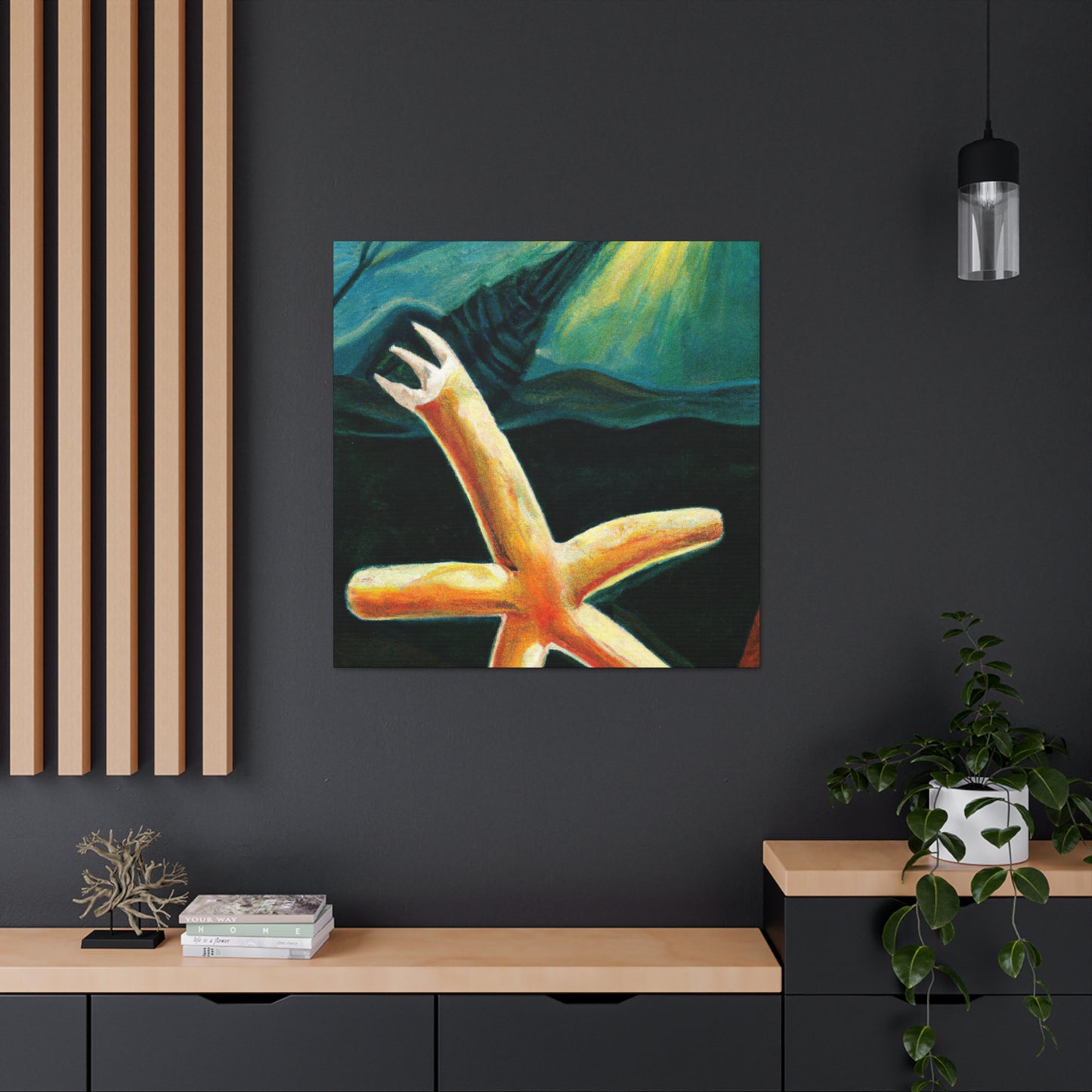 "Life Among the Starfish" - Canvas