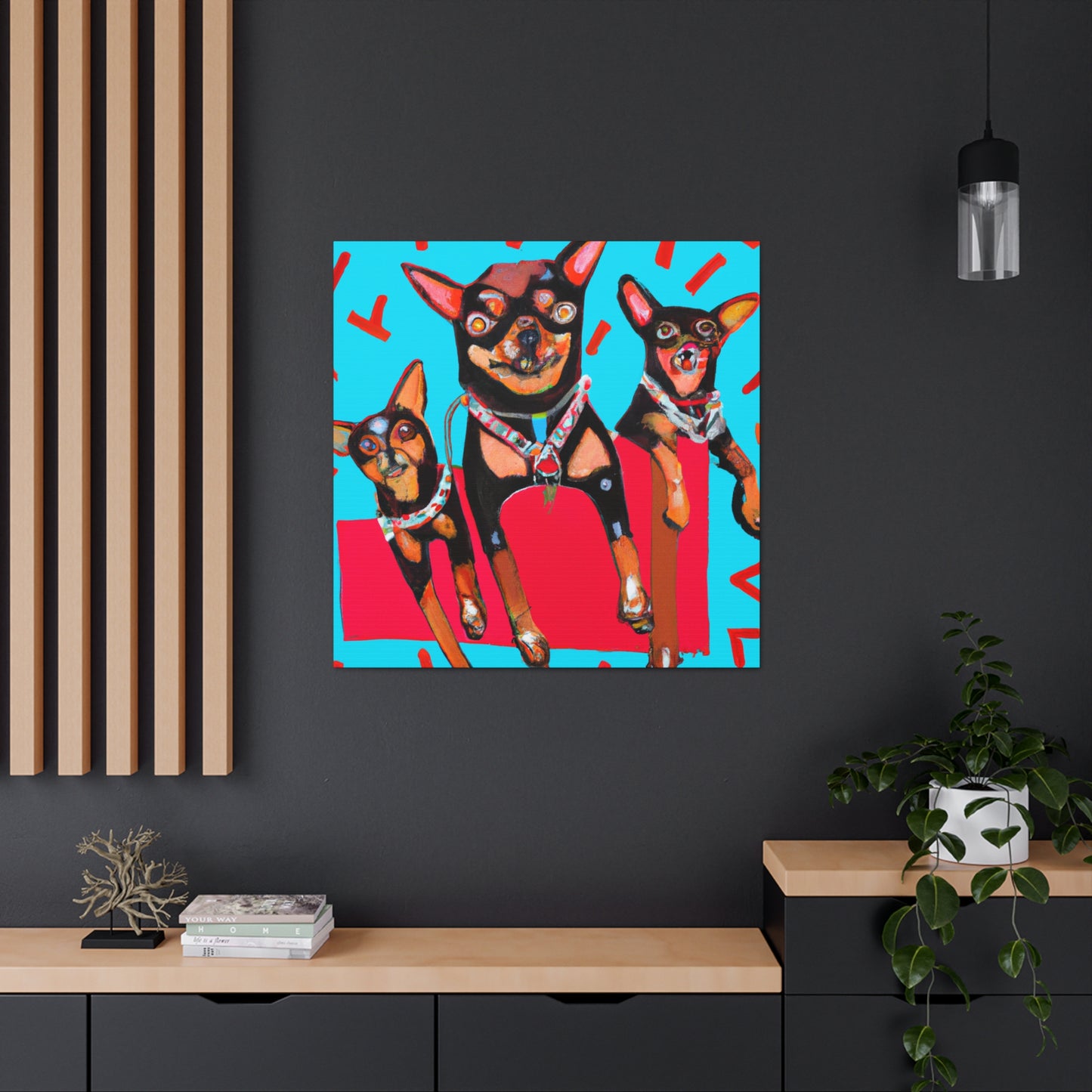 "Portrait of a Chihuahua" - Canvas