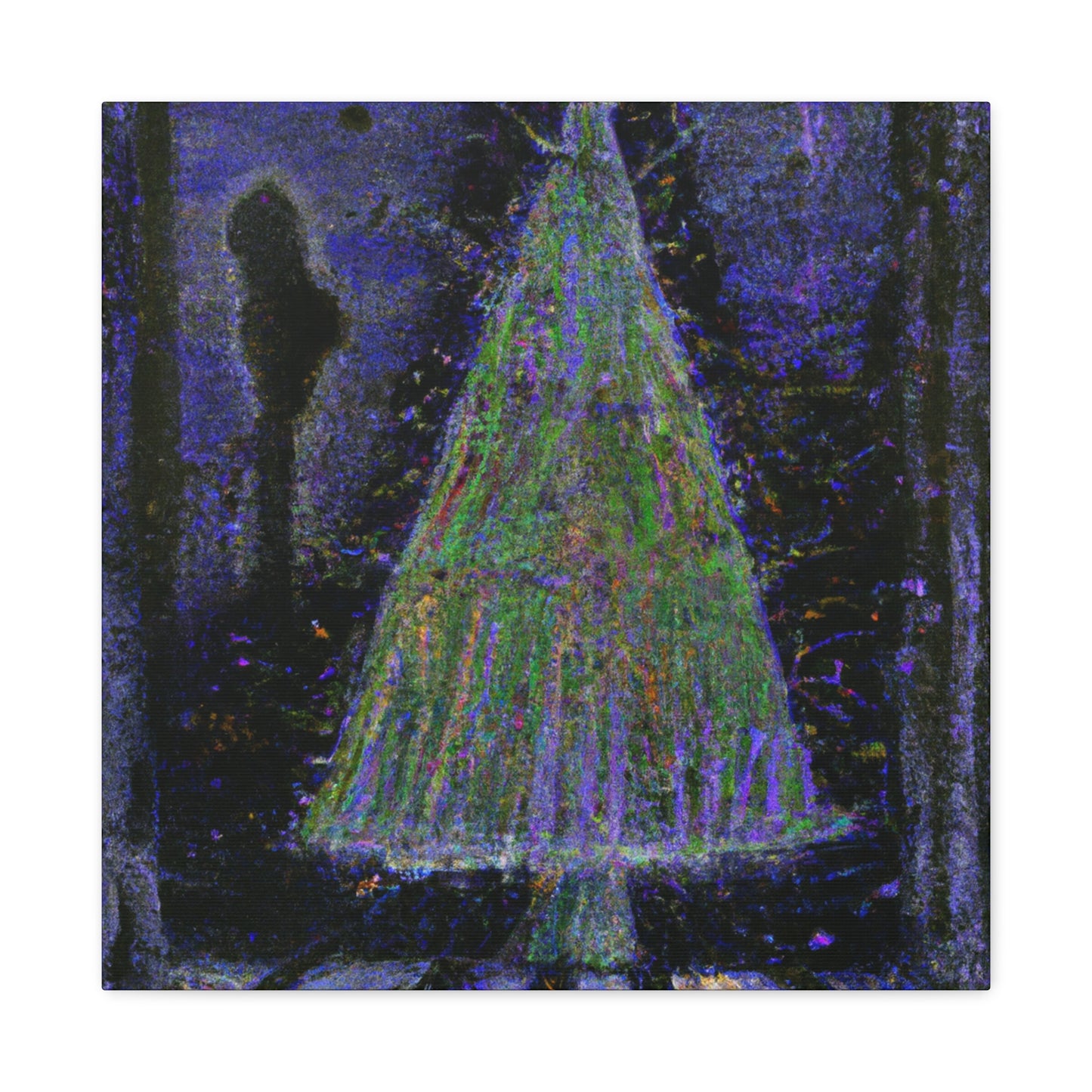 "Christmas Tree Musings" - Canvas