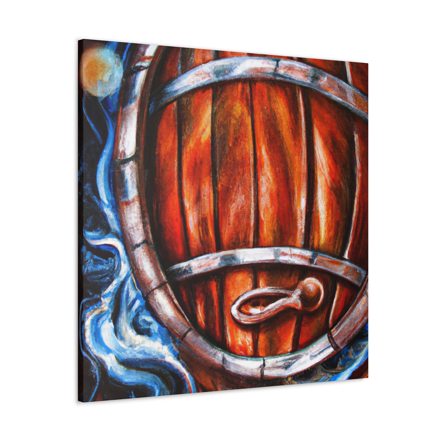 Whiskey Barrel Baroque - Canvas