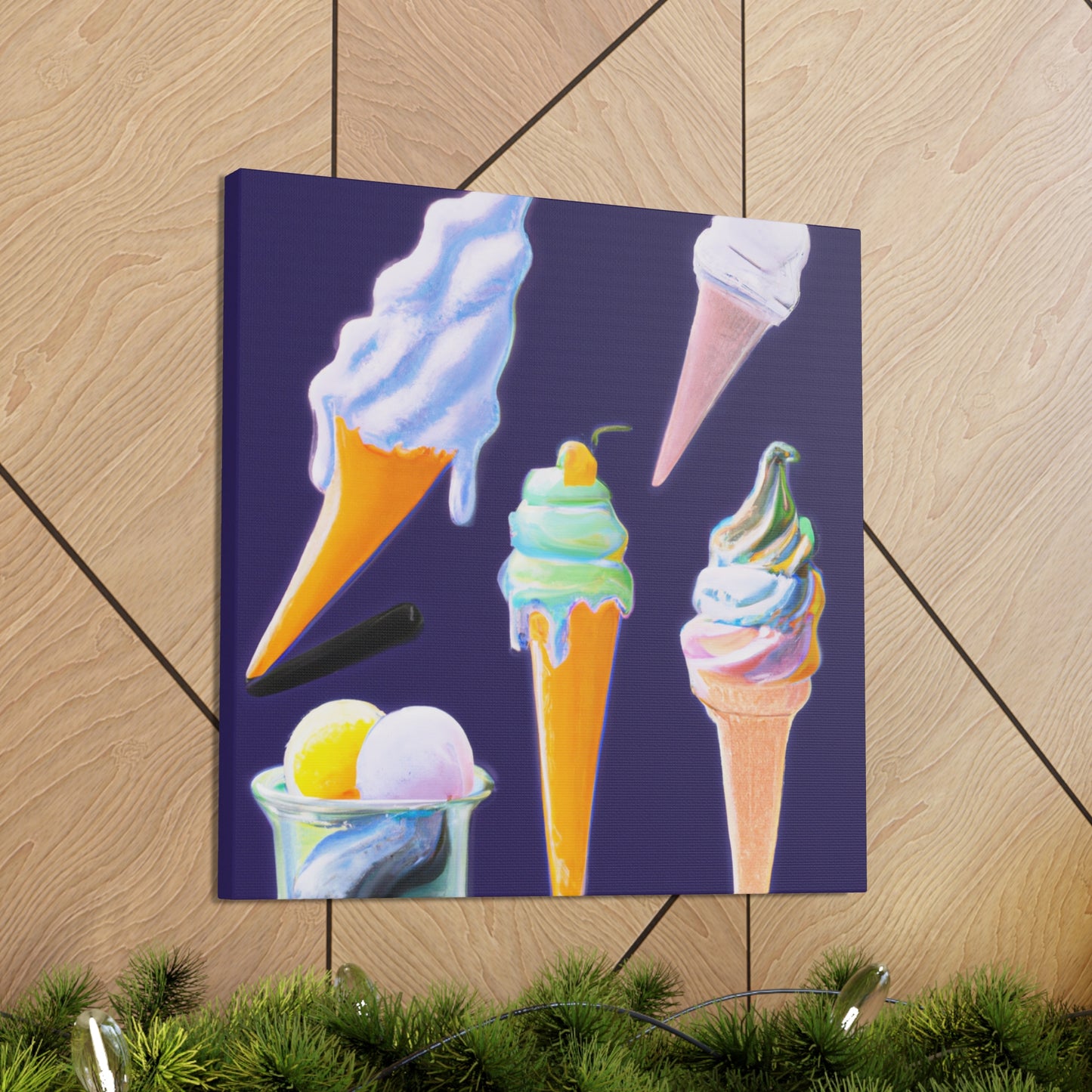 "Cool Treat in Summer" - Canvas