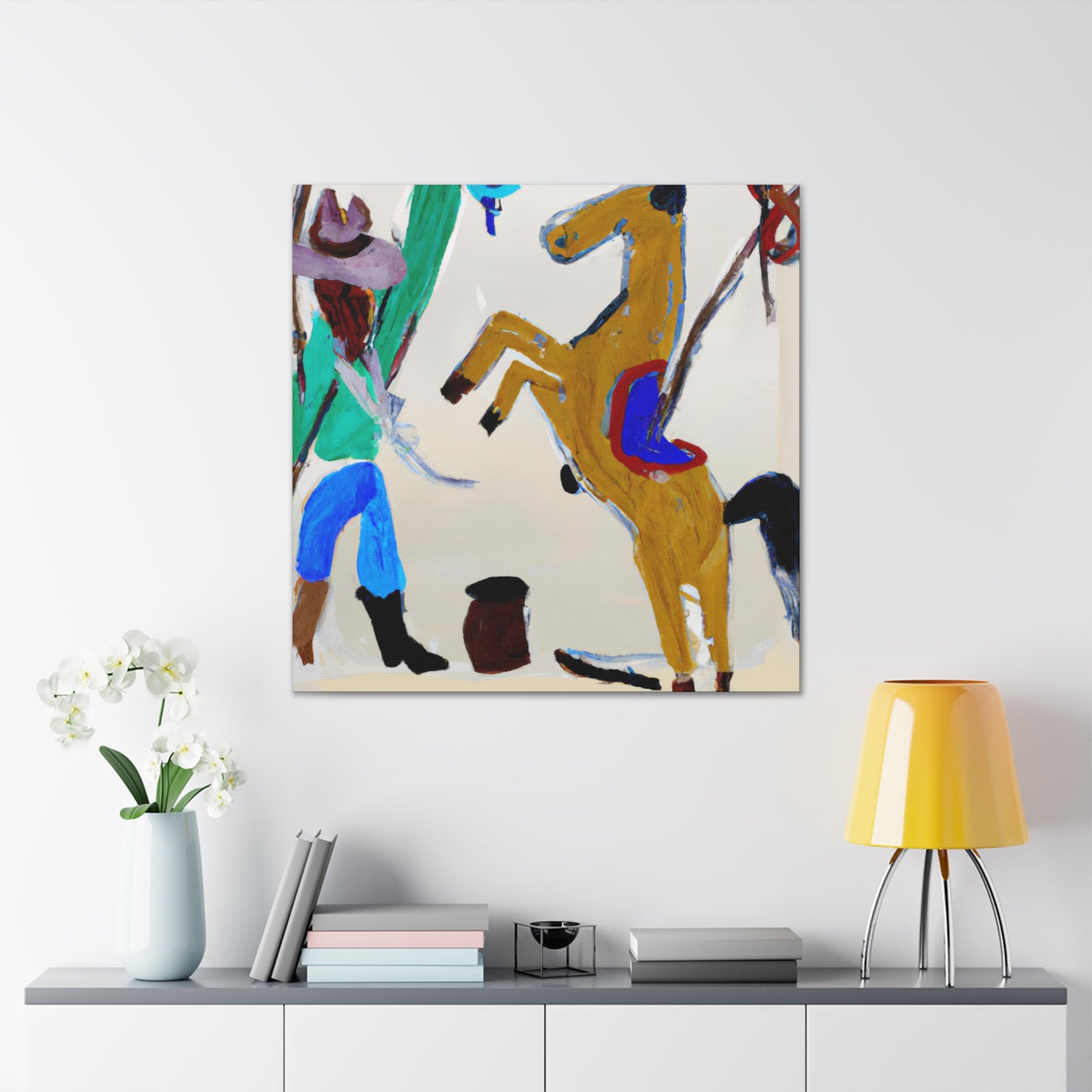 "Stirrups on Canvas" - Canvas