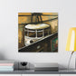 "Cable Car Dreamscape" - Canvas