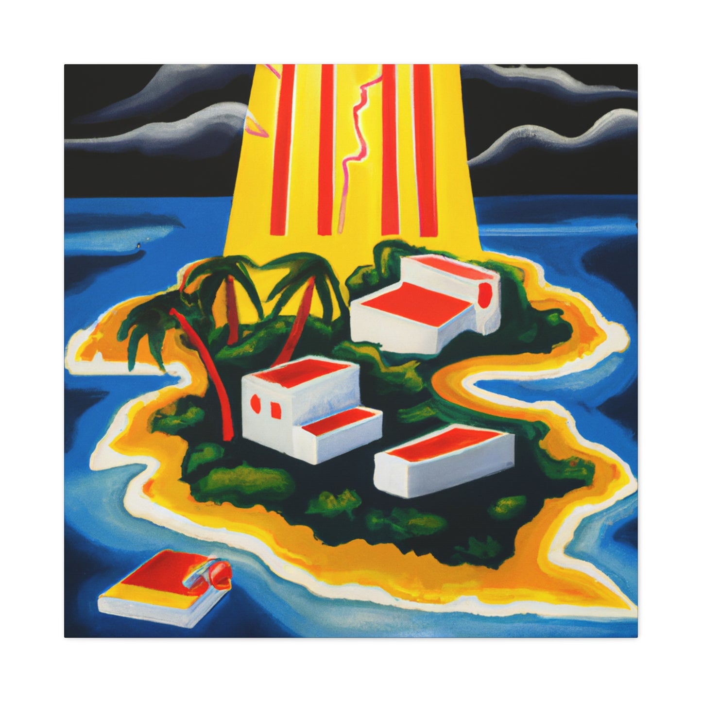 Island Paradise Deco - Canvas