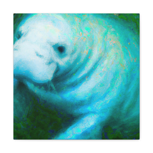 Manatee in Movement - Canvas