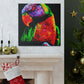 "Rainbow Lorikeet Revelry" - Canvas