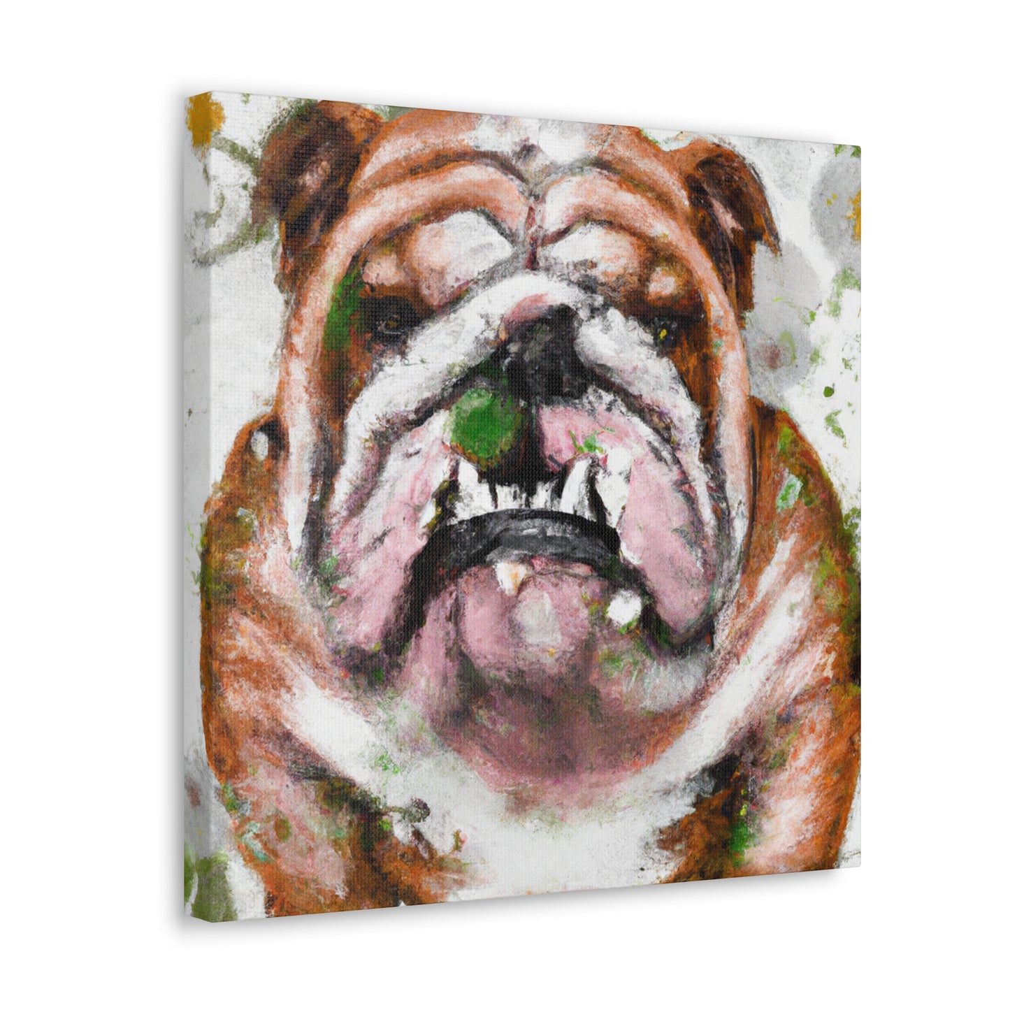 English Bulldog Bliss - Canvas