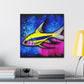 "Swordtail Sword Swirling" - Canvas