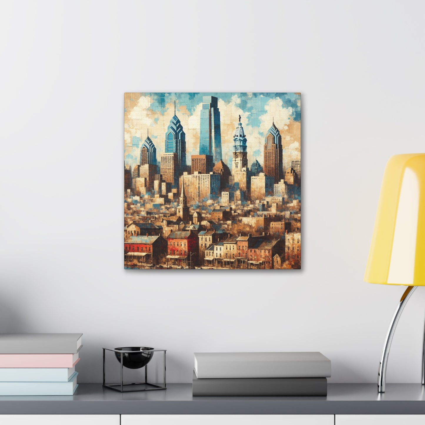 "City of Steel Horizons" - Canvas