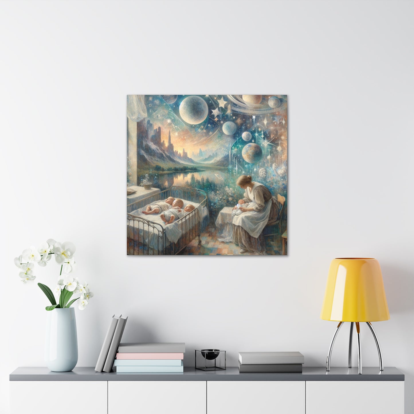 Ethereal Cosmos Awakening - Canvas