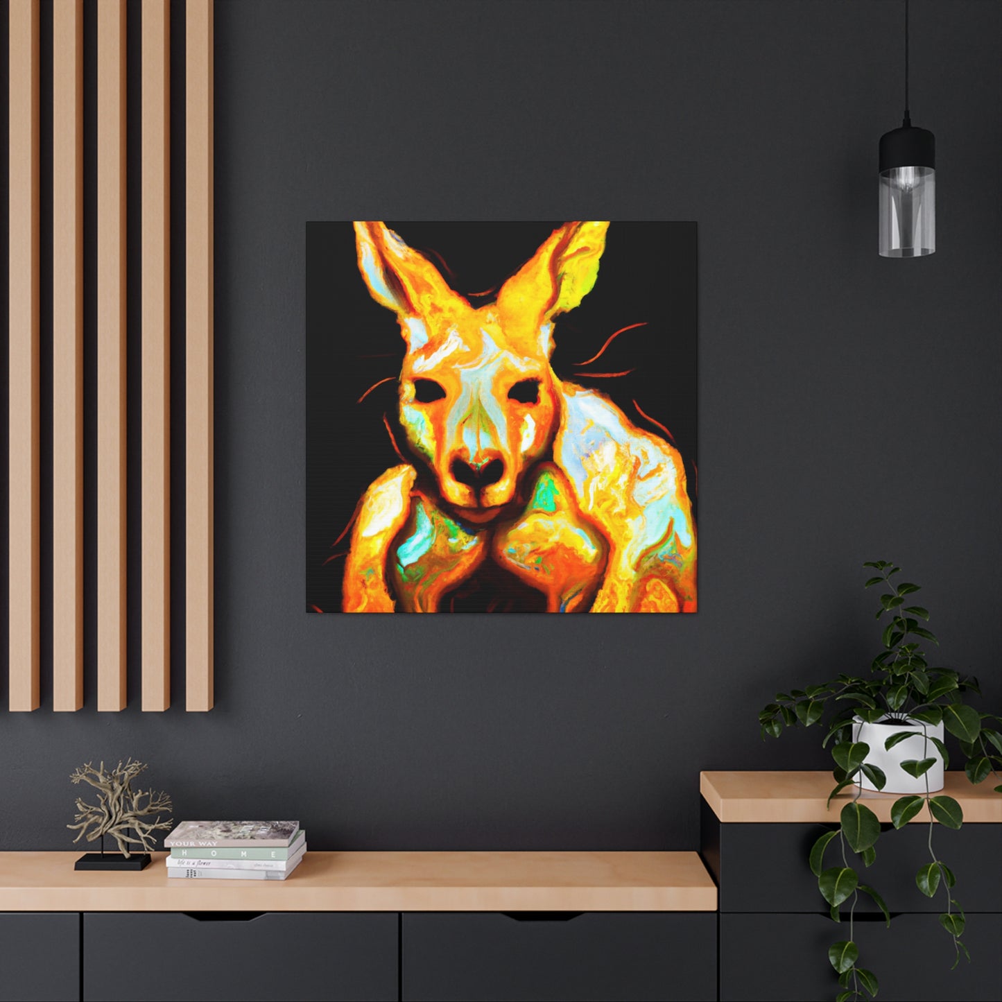 "Wallaby in Surrealism" - Canvas