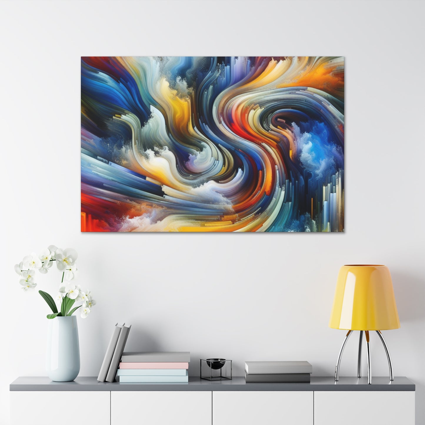 Whirling Cosmic Symphony - Canvas