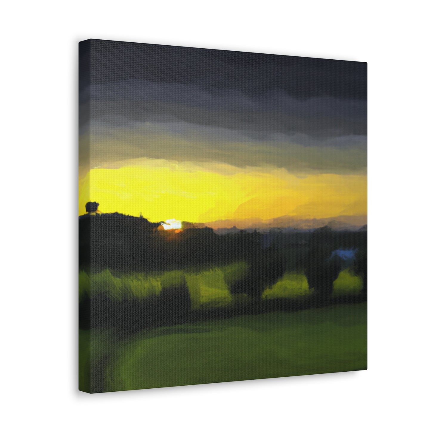 Countryside at Dawn - Canvas