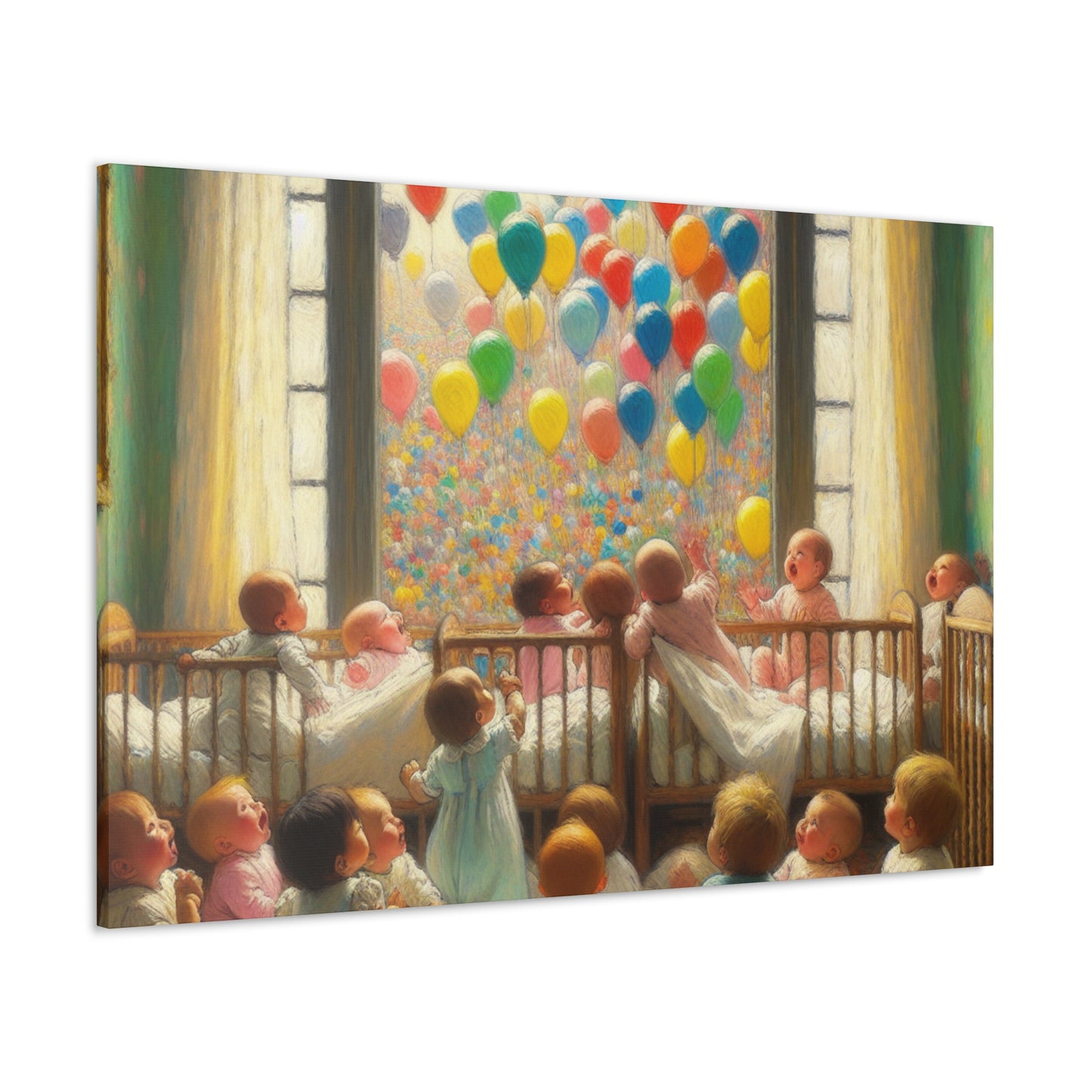 Whimsical Balloon Soiree - Canvas