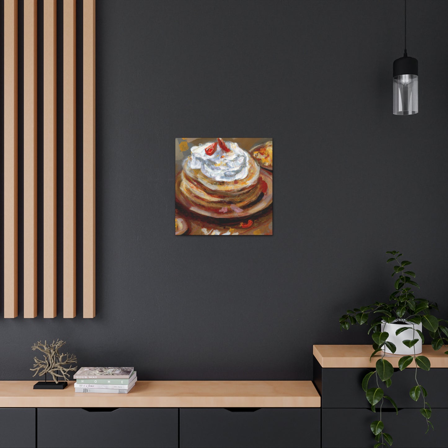 "Pancakes in Impressionism" - Canvas