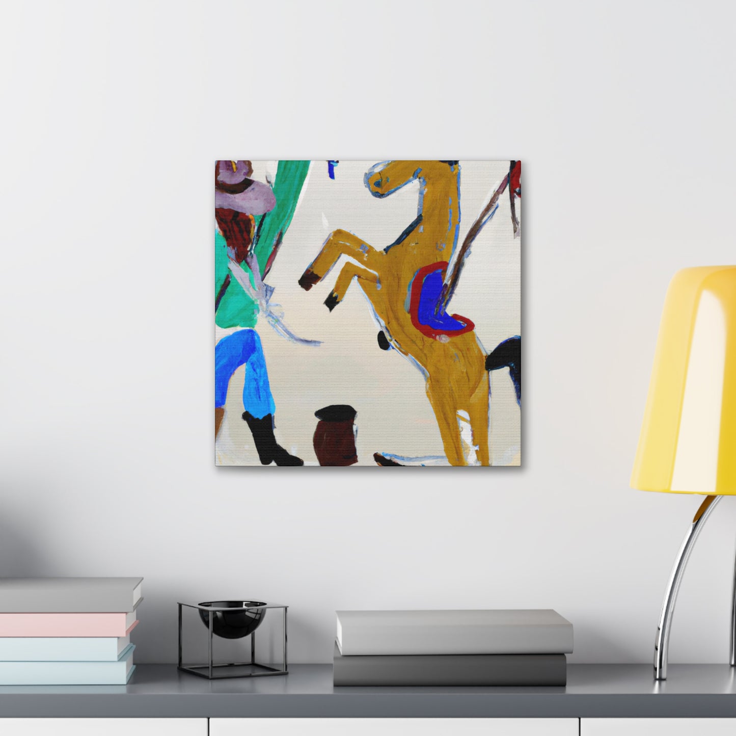 "Stirrups on Canvas" - Canvas