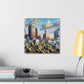 "Sacramento: Dreamlike Metropolis" - Canvas