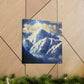 "Snowy Mountain Impressionism" - Canvas