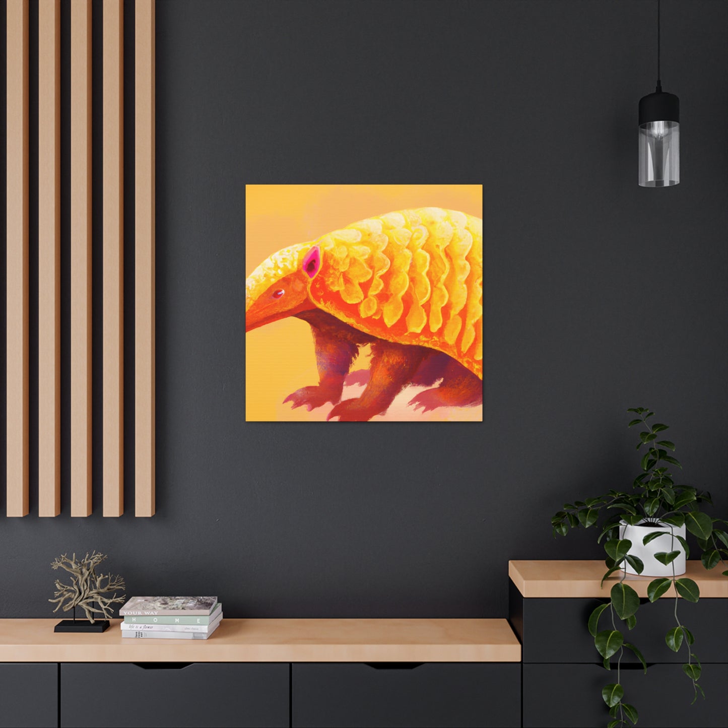 "Protective Pangolin Spirit" - Canvas