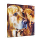 "Golden Retriever Bliss" - Canvas