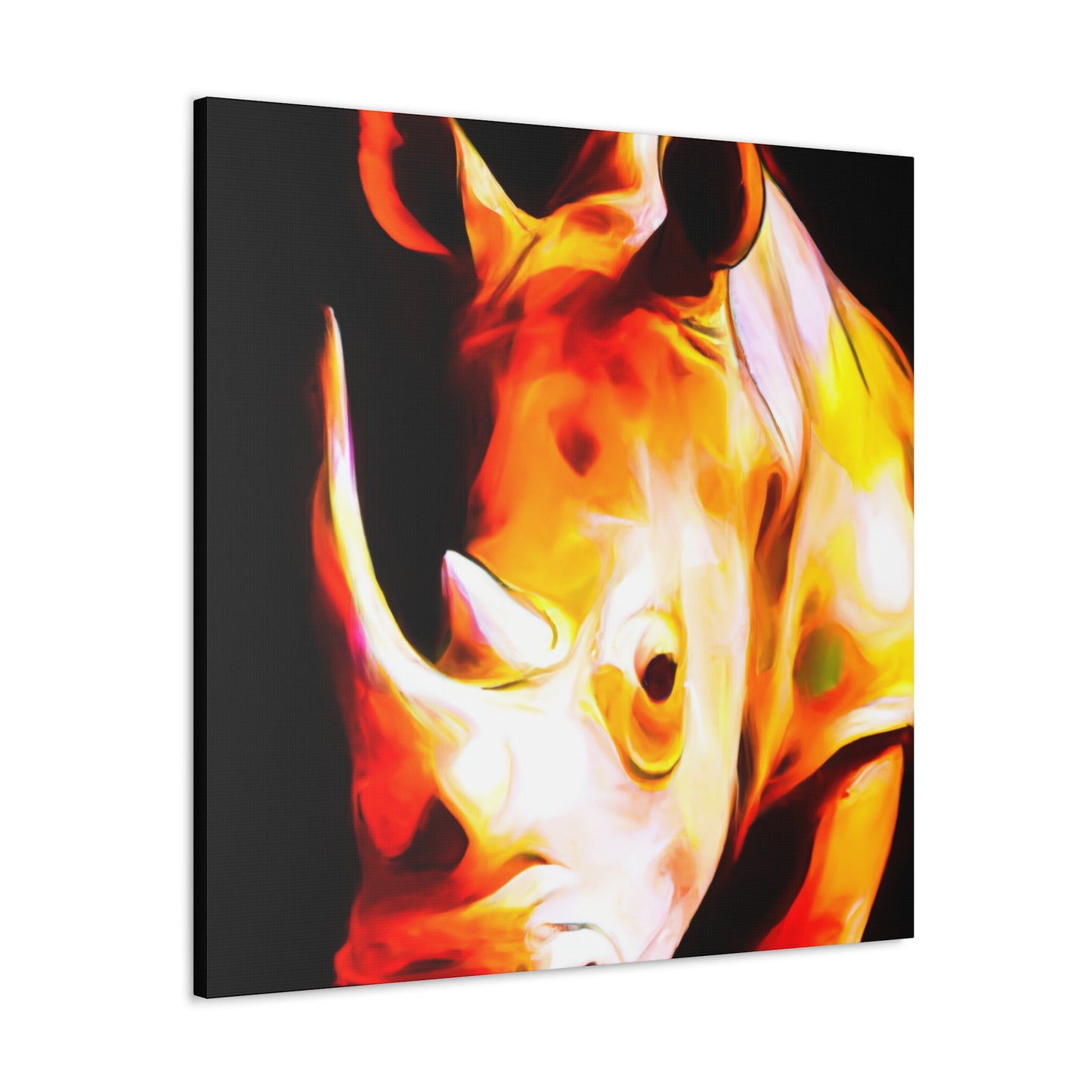 "Rhinoceros in Power" - Canvas