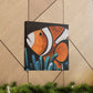 "Funny Clownfish Artwork." - Canvas