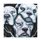 "American Bulldog Surrealism" - Canvas