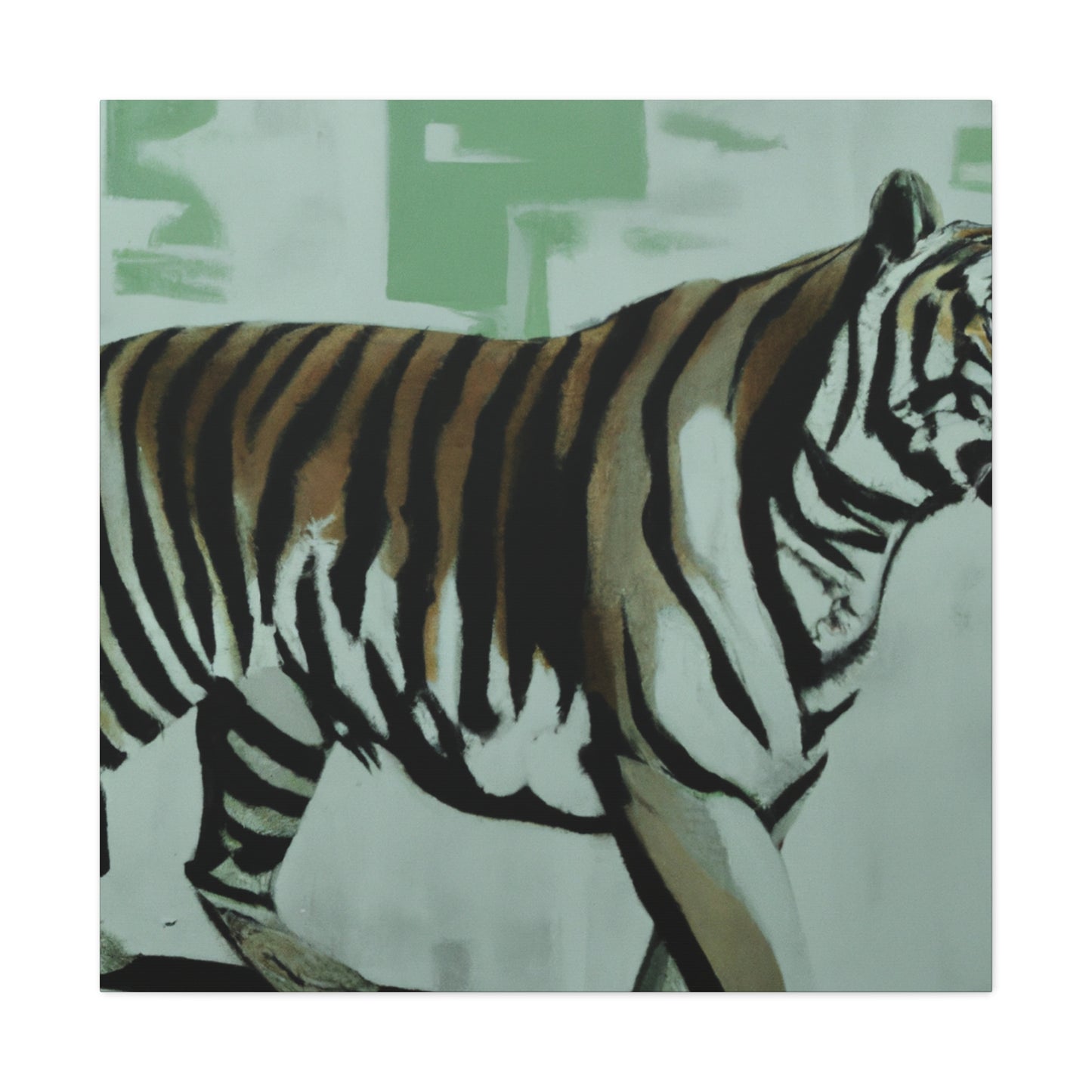 Bengal Tiger Roars - Canvas