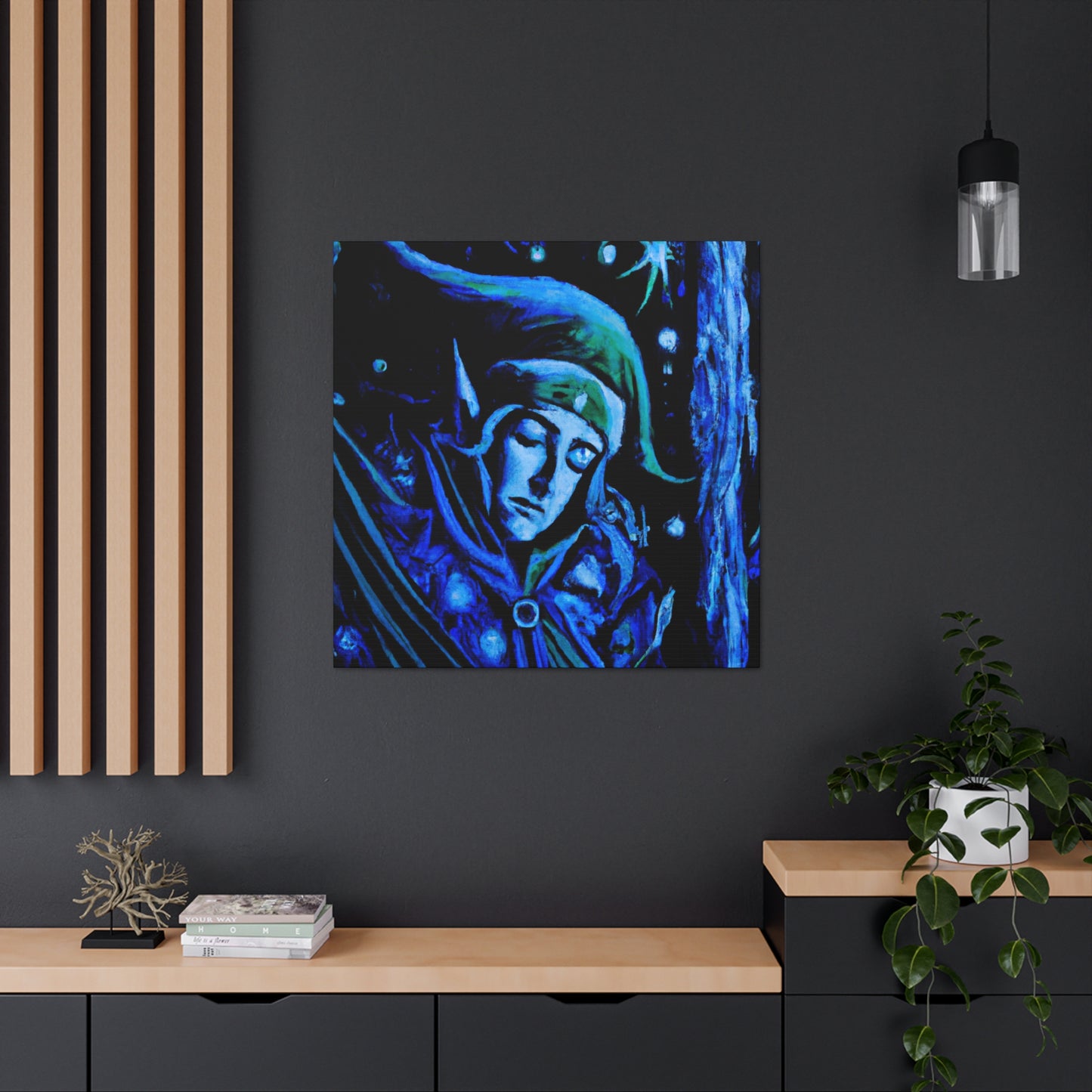 Elf in Evening Gown - Canvas