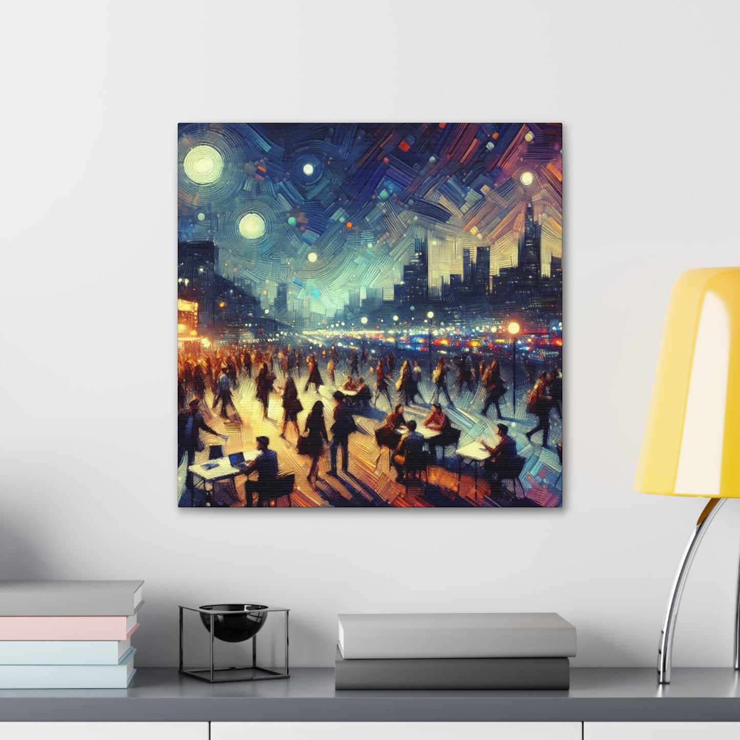 Ink's Midnight Waltz - Canvas