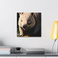 "Wombat in Art Deco" - Canvas