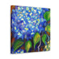 "Hydrangea's Splendid Bloom" - Canvas