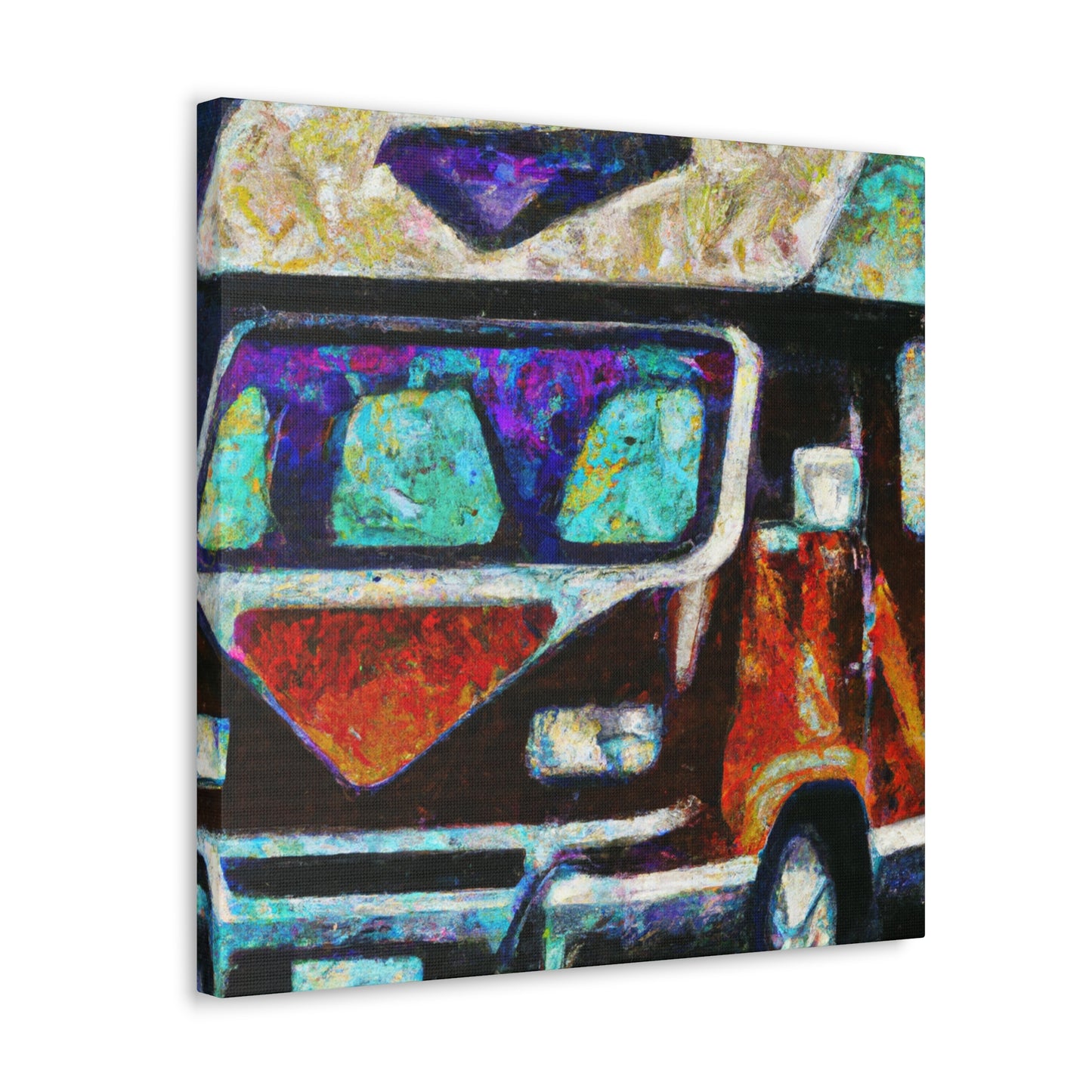 "Camper Van Deco Dream" - Canvas