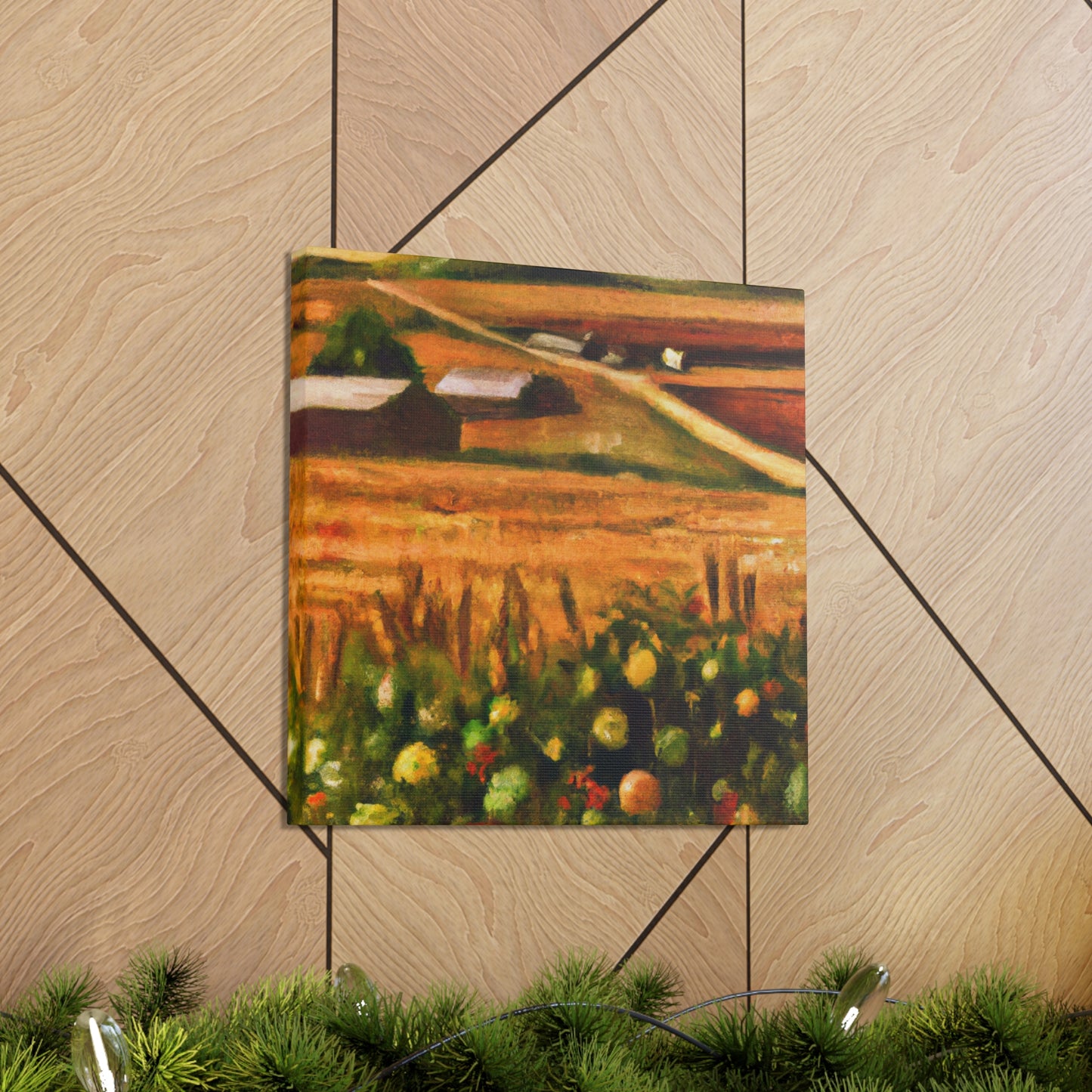 Harvesting Fields Abundance - Canvas