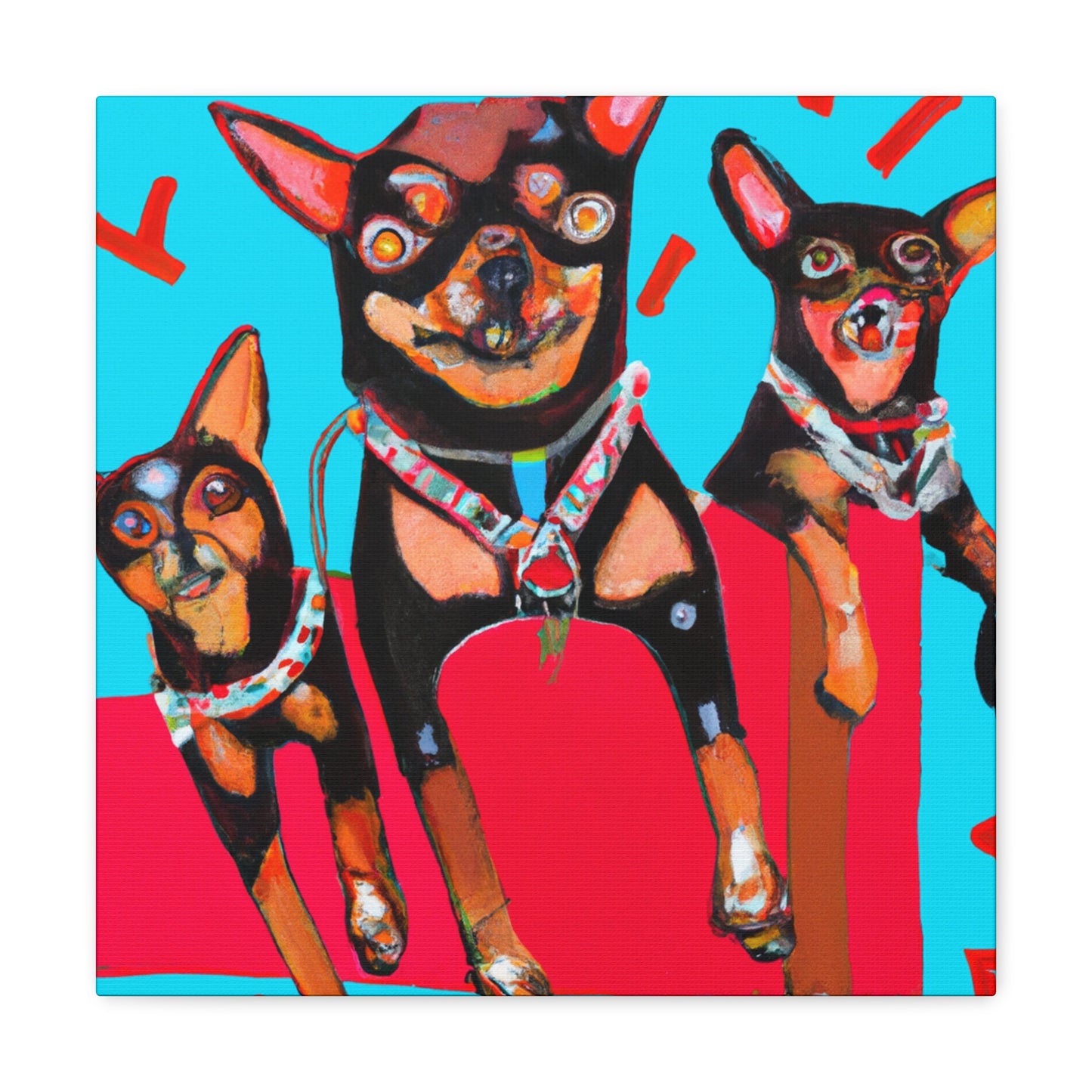 "Portrait of a Chihuahua" - Canvas