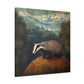 Badger in Springtime - Canvas