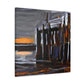 Pier in Expressionism - Canvas