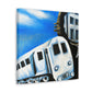 Train in the Clouds - Canvas