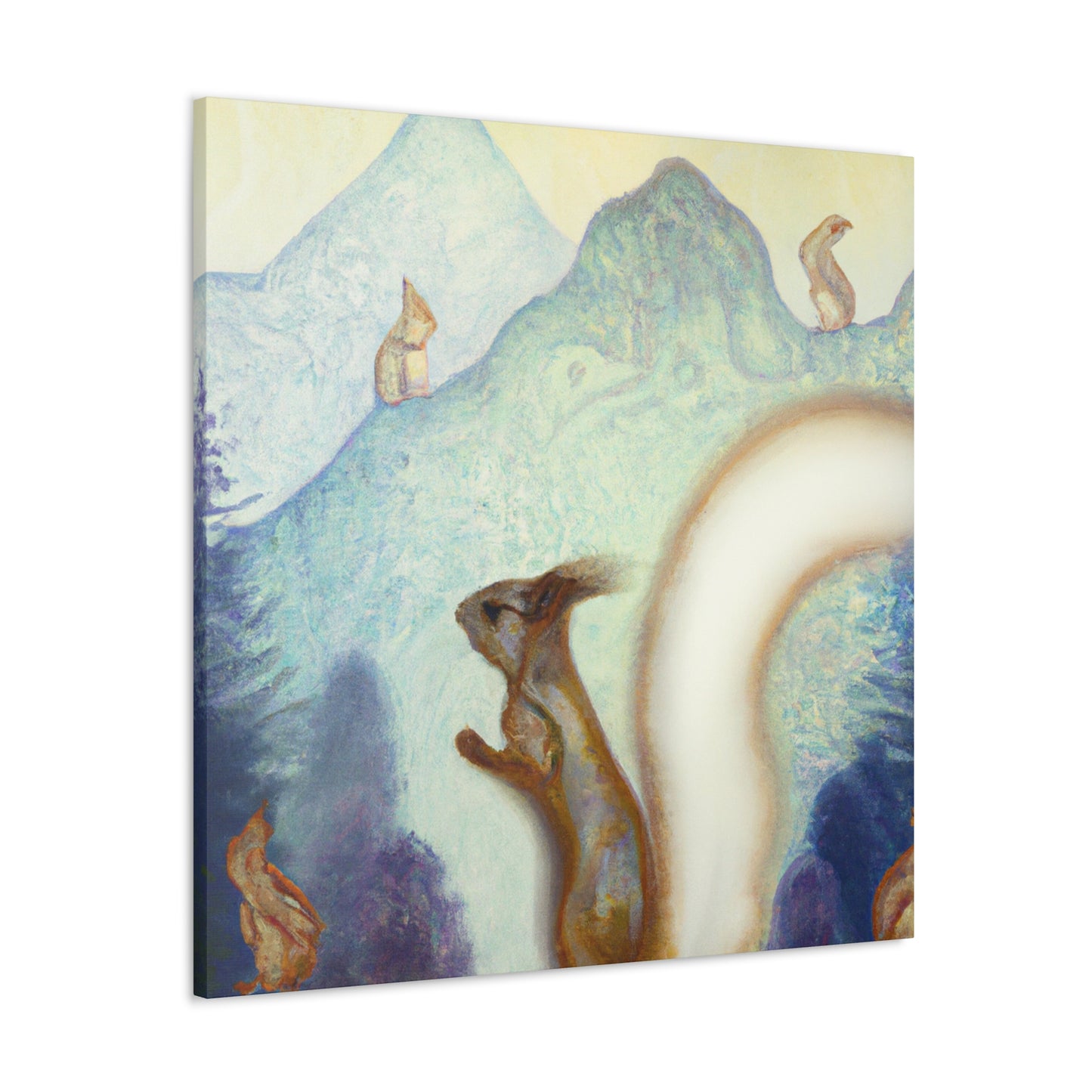 Squirrel's Garden Fantasy - Canvas