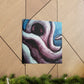 Octopus in Abstract Space - Canvas