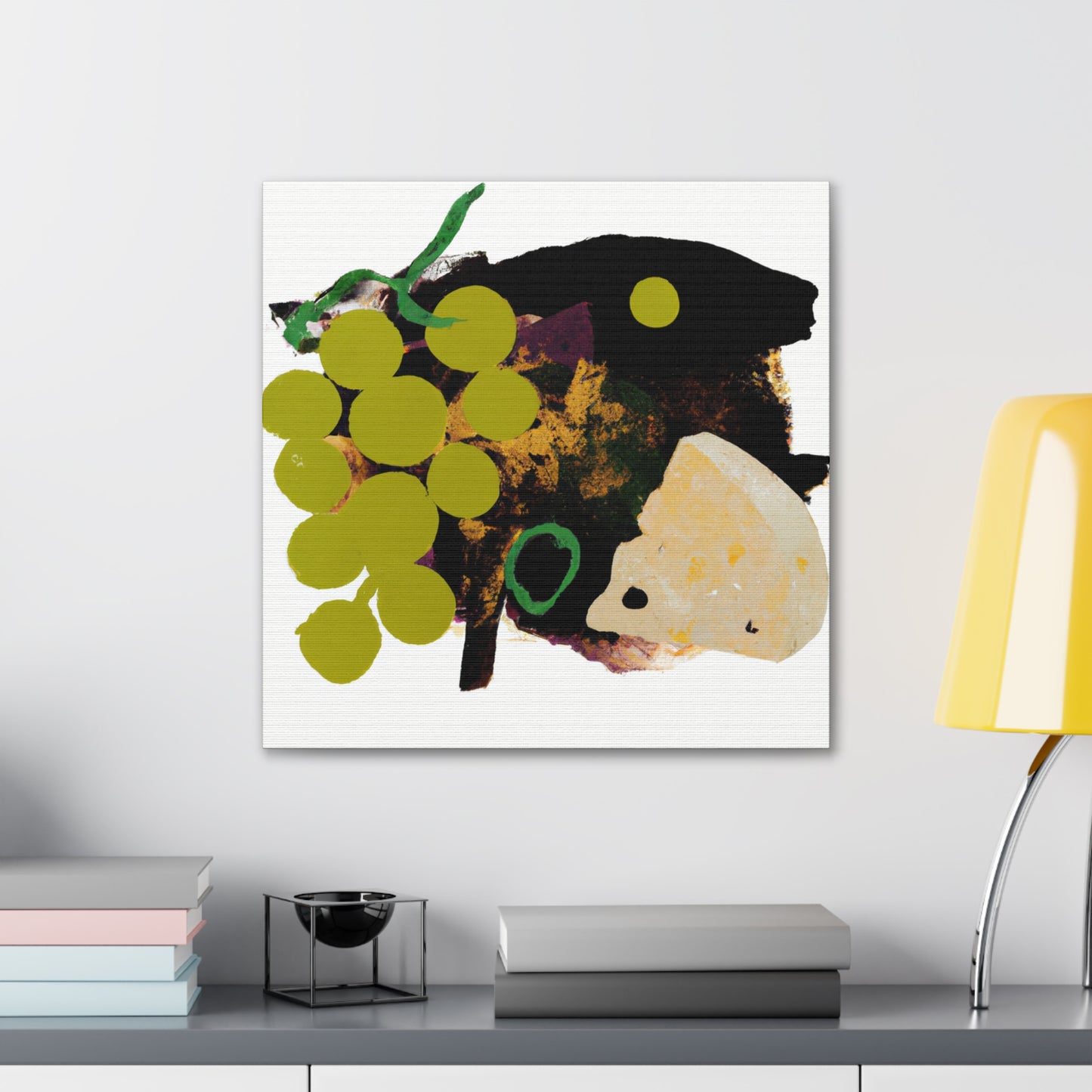 Cheese and Grapes Vivant - Canvas