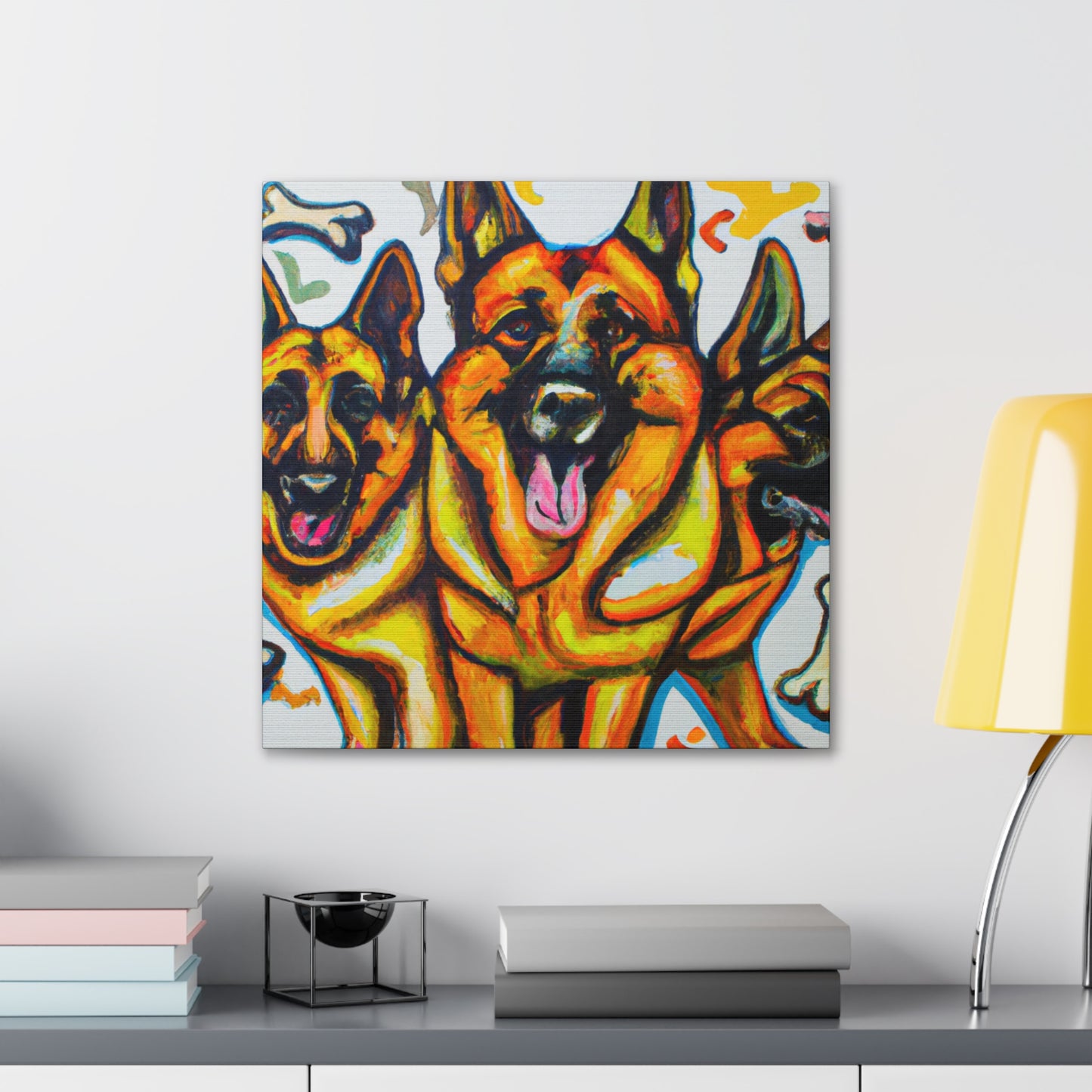 Faithful Guardian Shepherd - Canvas