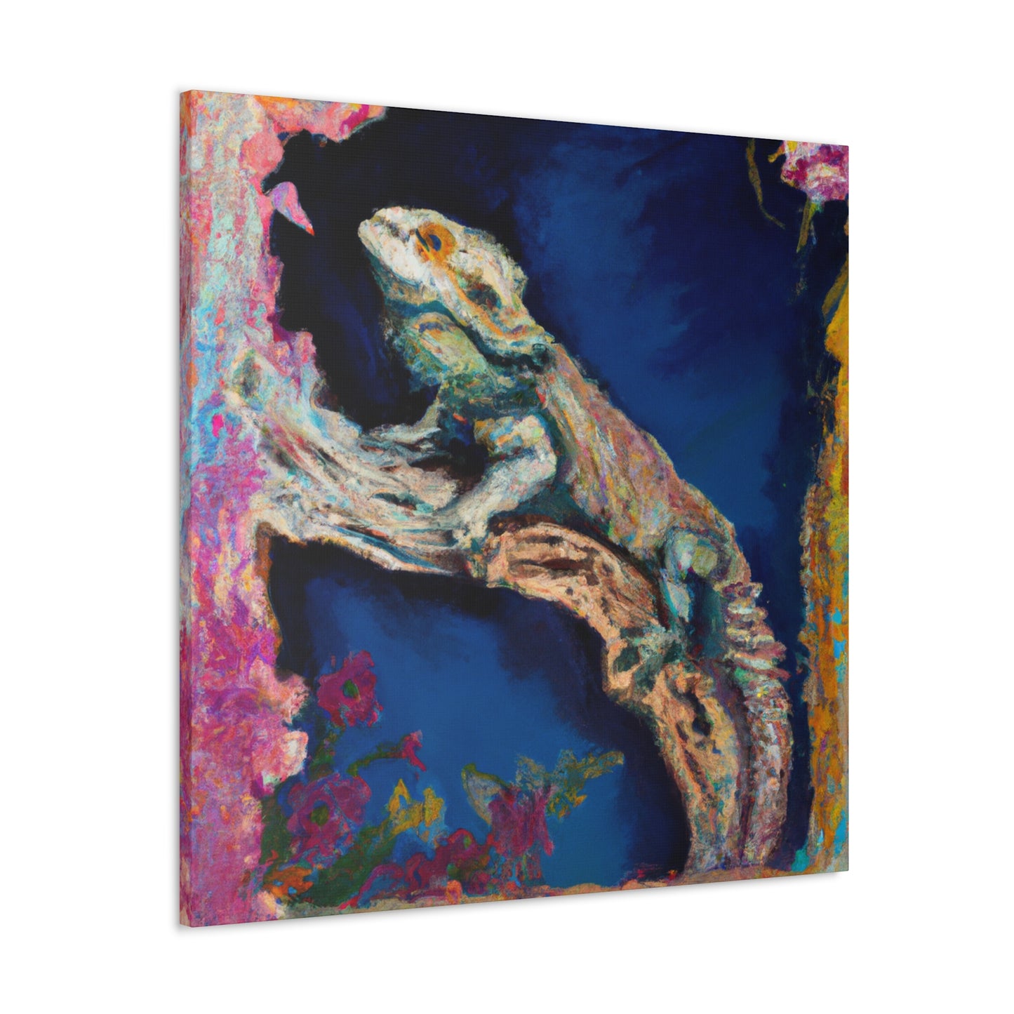 Reptilian Regal Beauty - Canvas