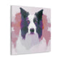 "Border Collie Reflection" - Canvas