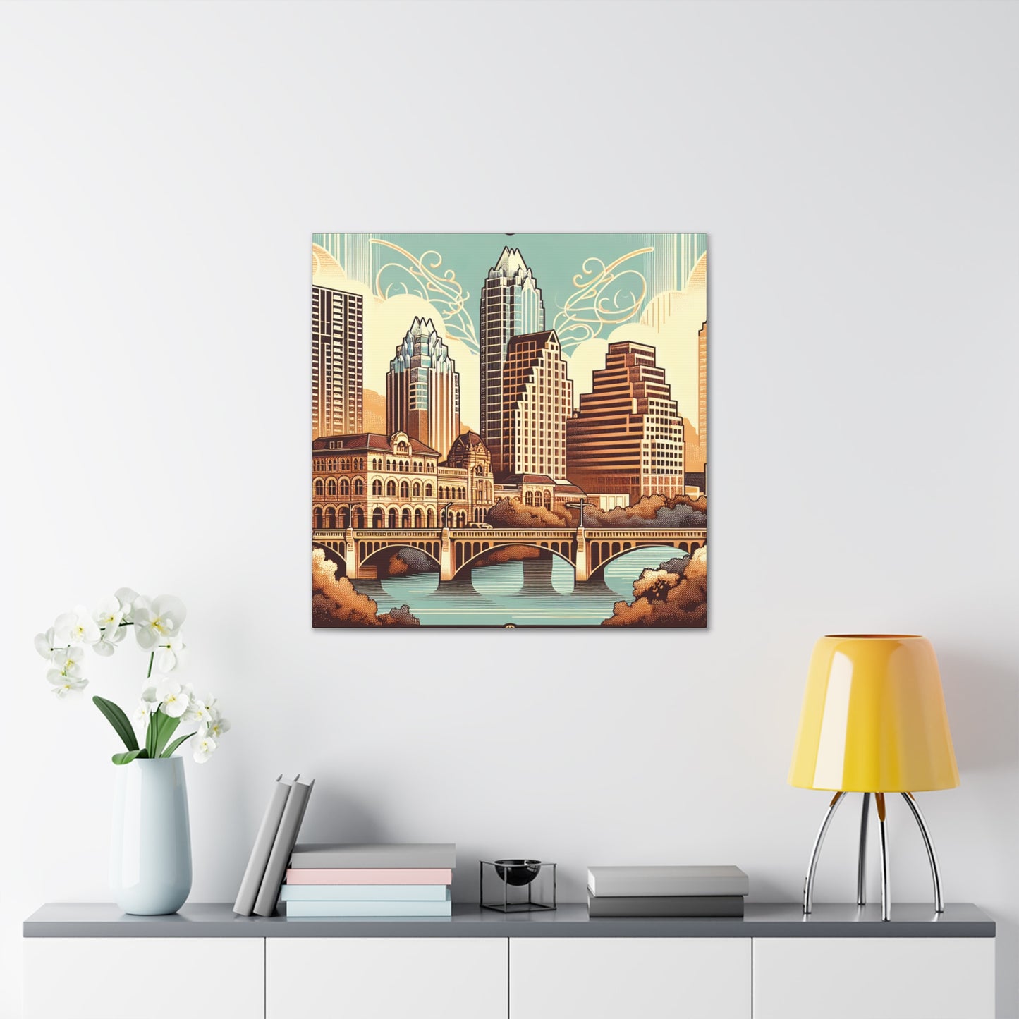 "Enchanting Austin Elegance" - Canvas