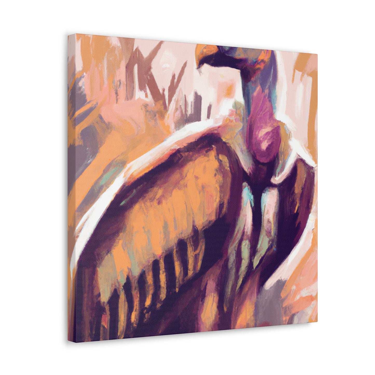 Vulture In Flightscape - Canvas