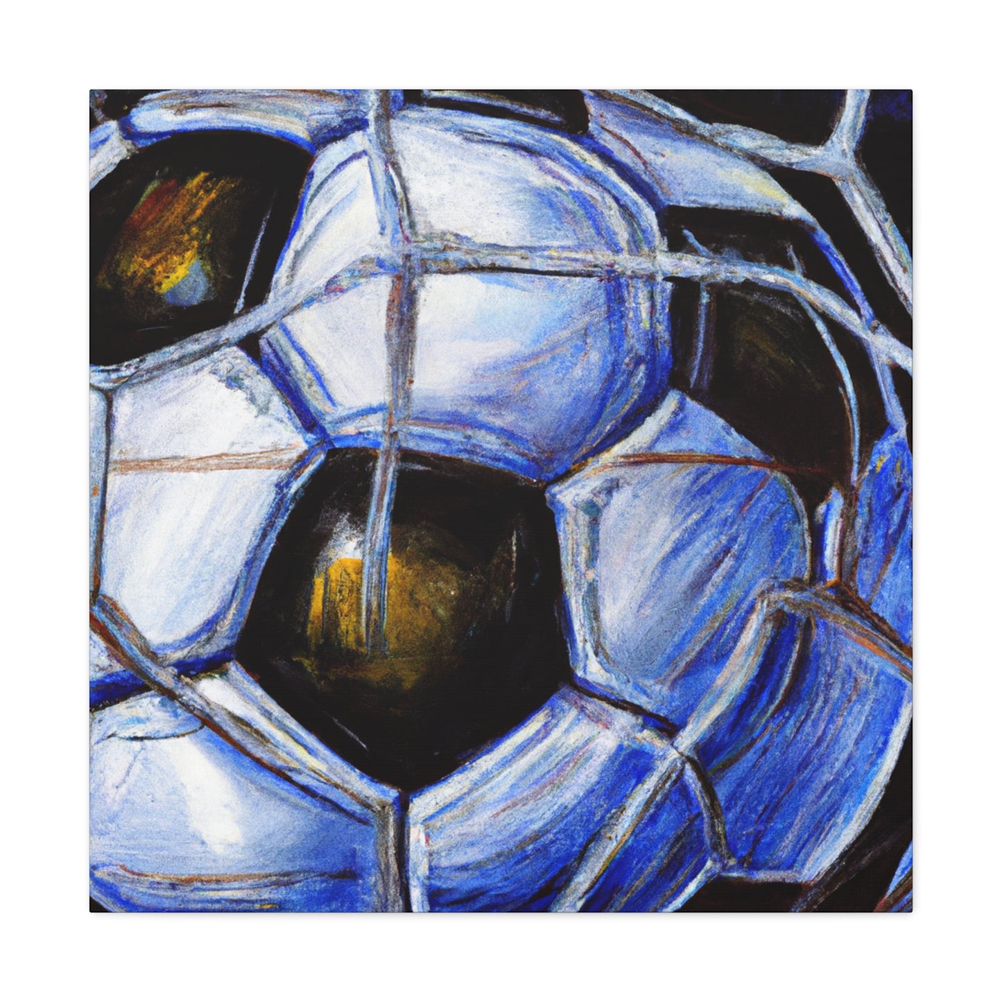 Football Frenzy Hyperrealism - Canvas